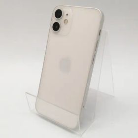 【中古】Apple 国内版 【SIMフリー】 iPhone 12 mini 128GB ホワイト MGDM3J/A【札幌南2条】保証期間１週間【ランクC】