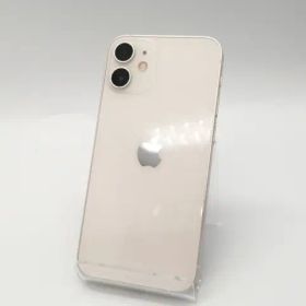 【中古】Apple SoftBank 【SIMロック解除済み】 iPhone 12 mini 128GB ホワイト MGDM3J/A【広島本通】保証期間１ヶ月【ランクC】