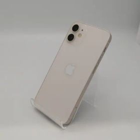 【中古】Apple SoftBank 【SIMロック解除済み】 iPhone 12 mini 128GB ホワイト MGDM3J/A【広島本通】保証期間１ヶ月【ランクC】