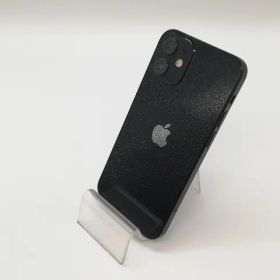 【中古】Apple UQmobile 【SIMロック解除済み】 iPhone 12 mini 64GB ブラック MGA03J/A【アリオ倉敷】保証期間１ヶ月【ランクB】
