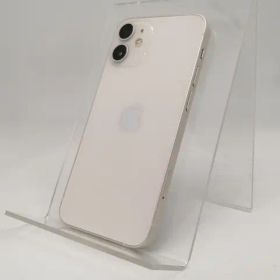 【中古】Apple au 【SIMロック解除済み】 iPhone 12 mini 64GB ホワイト MGA63J/A【なんば】保証期間１ヶ月【ランクC】