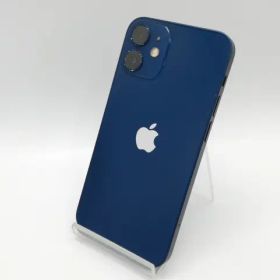 【中古】Apple SoftBank 【SIMロック解除済み】 iPhone 12 mini 256GB ブルー MGDV3J/A【鹿児島中町】保証期間１ヶ月【ランクC】