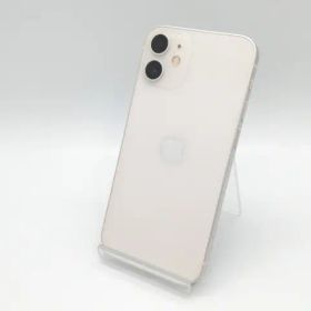 【中古】Apple au 【SIMロック解除済み】 iPhone 12 mini 256GB ホワイト MGDT3J/A【鹿児島中町】保証期間１ヶ月【ランクC】