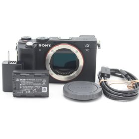ショット数14334！■ほぼ新品■ SONY フルサイズ ミラーレス一眼カメラ α7C ボディ ブラック ILCE-7C B ブラック ♯87016