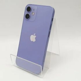 【中古】Apple 国内版 【SIMフリー】 iPhone 12 mini 64GB パープル MJQC3J/A【博多】保証期間１ヶ月【ランクA】