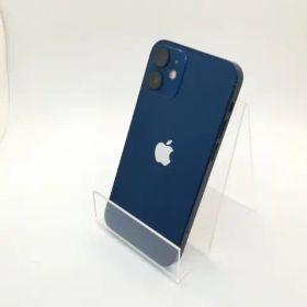 【中古】Apple SoftBank 【SIMロック解除済み】 iPhone 12 mini 64GB ブルー MGAP3J/A【三宮駅前】保証期間１ヶ月【ランクC】