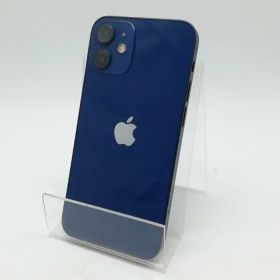 【中古】Apple SoftBank 【SIMロック解除済み】 iPhone 12 mini 64GB ブルー MGAP3J/A【柏】保証期間１ヶ月【ランクB】