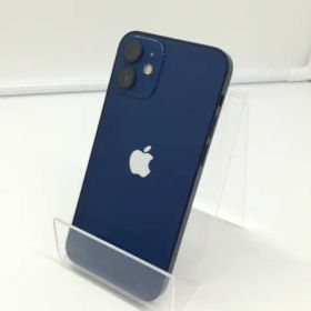 【中古】Apple SoftBank 【SIMロック解除済み】 iPhone 12 mini 128GB ブルー MGDP3J/A【札幌】保証期間１ヶ月【ランクB】