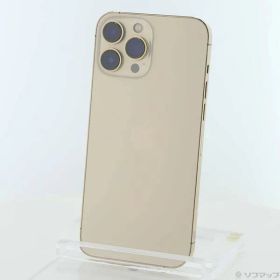 〔中古品〕 iPhone13 Pro Max 256GB ゴールド MLJA3J／A SIMフリー【262】