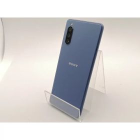 【中古】SONY au 【SIMロック解除済み】 Xperia 10 III ブルー 6GB 128GB SOG04【神保町】保証期間1ヶ月【ランクC】