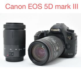 キヤノン(Canon)の一眼レフカメラ Canon EOS 5D mark IIIダブルレンズセット(デジタル一眼)