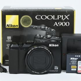 【ほぼ新品】 ニコン Nikon COOLPIX A900 ブラック #Y25K01606