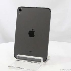 〔中古品〕 iPad mini 第6世代 256GB スペースグレイ MK8F3J／A SIMフリー【377】