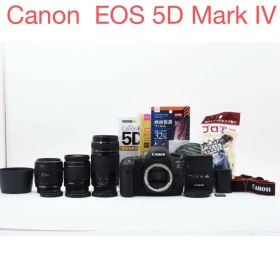 一眼レフカメラCanon EOS 5D Mark IVトリプルレンズセット