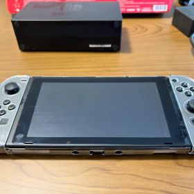Nintendo Switch 本体 グレー 付属品あり カバー付き