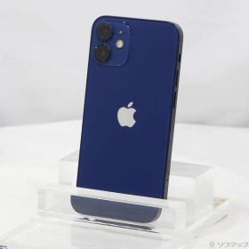 〔中古品〕 iPhone12 mini 128GB ブルー MGDP3J／A SIMフリー【262】