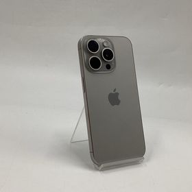 アップル(Apple)の【全額返金保証】【最速発送】Apple iPhone iPhone 15 Pro 256GB ナチュラルチタニウム SIMフリー 動作確認済(スマートフォン本体)