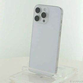 【中古】Apple(アップル) iPhone16 Pro Max 256GB ホワイトチタニウム MYWH3J／A SIMフリー 【377-ud】