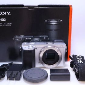 【3,696回】SONY α6400 ボディ シルバー ILCE-6400 S APS-C ミラーレス一眼カメラ