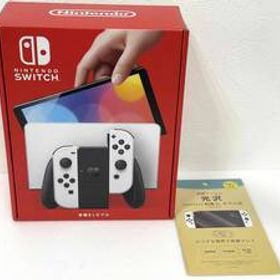 B5855N 未使用 ニンテンドー スイッチ 有機ELモデル ホワイト HEG-S-KAAAA NINTENDO SWITCH 任天堂 本体 保護フィルム付き 現状品