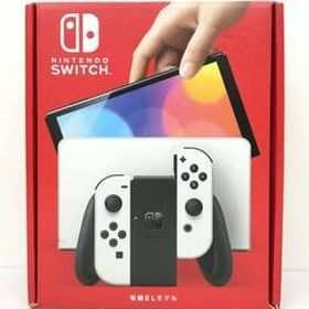 K21-908-049【中古/送料無料】Nintendo Switch (ニンテンドースイッチ) 有機ELモデル Joy‐Con/ドック:ホワイト ※初期化済/動確OK