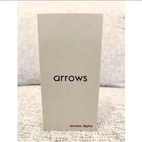 アローズ(arrows)の新品未使用・未開封 arrows Alpha M08 ブラック SIMフリー(スマートフォン本体)