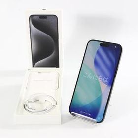 SIMフリー｜iPhone 15 Pro Max｜512GB｜MU6U3J/A｜ブラックチタニウム｜利用制限◯｜Black Titanium｜au｜Apple｜240058