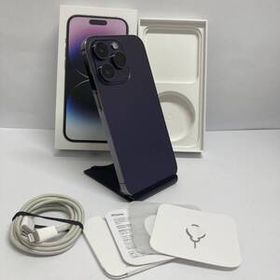 iPhone 14Pro 512GB ディープパープル MQ283J/A バッテリー91% SIMロックなし ネット制限なし 即決あり◆即日発送◆送料無料◆1064