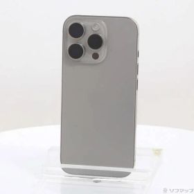 〔中古品〕 iPhone16 Pro 256GB ナチュラルチタニウム MYN33J／A SIMフリー【352】