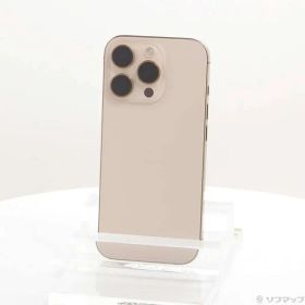 〔中古品〕 iPhone16 Pro 256GB デザートチタニウム MYN23J／A SIMフリー【258】