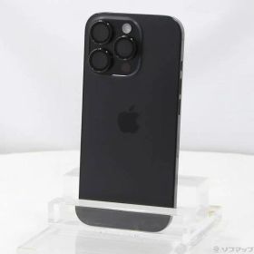 〔中古品〕 iPhone16 Pro 256GB ブラックチタニウム MYN03J／A SIMフリー【349】