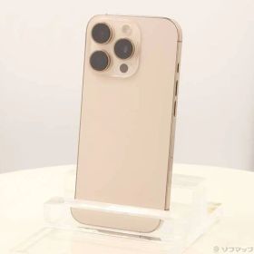 〔中古品〕 iPhone16 Pro 256GB デザートチタニウム MYN23J／A SIMフリー【349】