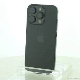 〔中古品〕 iPhone16 Pro 256GB ブラックチタニウム MYN03J／A SIMフリー【262】