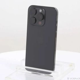 〔中古品〕 iPhone15 Pro 128GB ブラックチタニウム MTU73J／A SIMフリー【305】