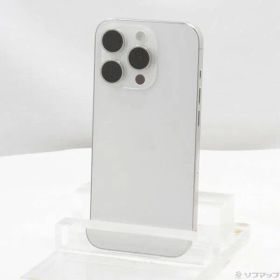 〔中古品〕 iPhone15 Pro 128GB ホワイトチタニウム MTU83J／A SIMフリー【251】