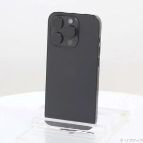 〔中古品〕 iPhone15 Pro 256GB ブラックチタニウム MTUC3J／A SIMフリー【377】