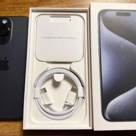 【simフリー】iPhone 15 pro 128GB【ブルーチタニウム】