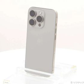〔中古品〕 iPhone15 Pro 128GB ナチュラルチタニウム MTU93J／A SIMフリー【269】