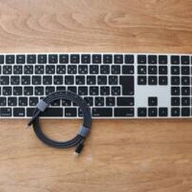 [程度良好] Magic Keyboard Touch ID搭載 テンキー付き/JIS配列 ブラック Model A2520 MMMR3J/A Black