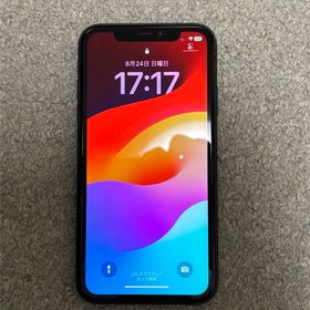 アイフォーン(iPhone)のiPhone11本体64GB ブラック SIMロック解除済み(スマートフォン本体)