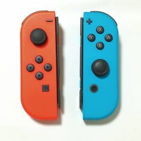 送料無料 動作確認済み Nintendo Switch ニンテンドー スイッチ Joy-Con ジョイコン 純正 ネオンブルー ネオンレッド L R セット 中古