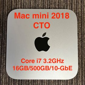 Mac mini 2018 i7 16GB 500GB 10Gb-ether