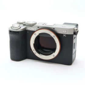 【中古】 《並品》 SONY α7C II ボディ ILCE-7CM2 S シルバー 【ホットシューバネファインダーカバー部品交換/各部点検済】 [ デジタルカメラ ]