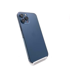アップル(Apple)の【全額返金保証】【最速発送】Apple iPhone iPhone 12 Pro Max 128GB パシフィックブルー docomo SIMフリー 動作確認済(スマートフォン本体)