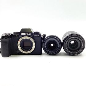 フジフイルム(富士フイルム)の【全額返金保証】【最速発送】FUJIFILM デジタル一眼 X-S10 ダブルズームレンズキット ブラック 美品 動作確認済(ミラーレス一眼)