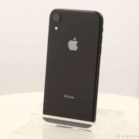 〔中古品〕 iPhoneXR 128GB ブラック MT0G2J／A SIMフリー【368】