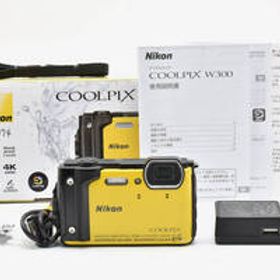 ★☆【付属品多数！】 #2613765 Nikon COOLPIX W300 コンパクトデジタルカメラ デジカメ クールピクス イエロー☆★