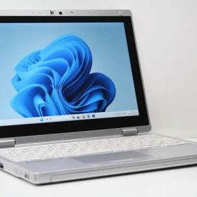 ノートパソコン 中古 2in1PC Windows11 Panasonic レッツノート CF-RZ6 第7世代 Core i5 メモリ8GB SSD256GB WPS offce搭載 カメラ