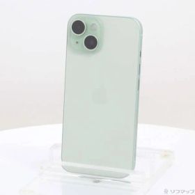 〔中古品〕 iPhone15 128GB グリーン MTMM3J／A SIMフリー【348】