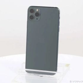 〔中古品〕 iPhone11 Pro Max 512GB ミッドナイトグリーン MWHR2J／A SIMフリー【198】
